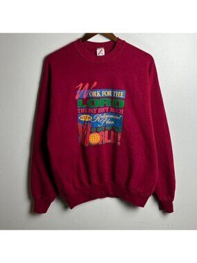 Vintage Work For The Lord Christianity Crewneck